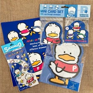 New Unused Sanrio Ahiru No Pekkle Ahirunopekkle Pekkle 90s Stationery Set